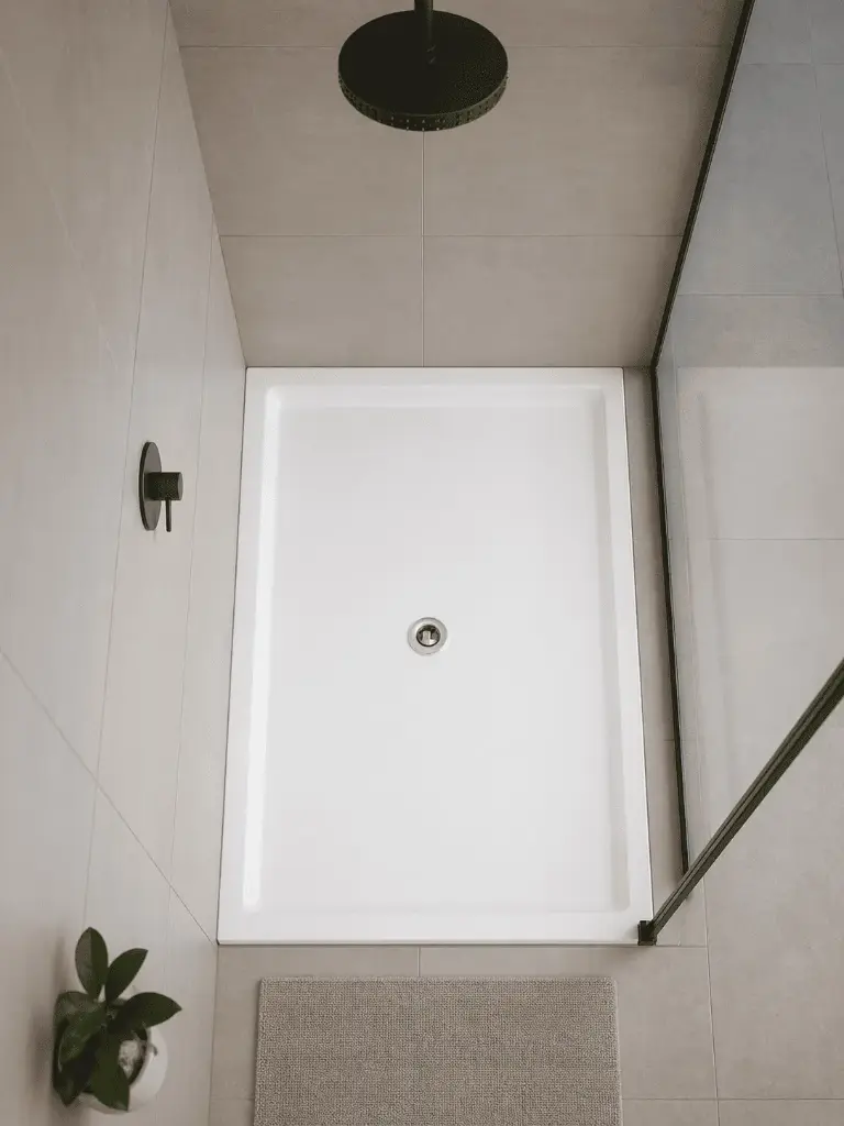 Base de ducha rectangular con antiderrapante 150x90x14 cm