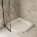 Base de ducha cuadrada con antiderrapante de 86.5x86.5x15 cm 